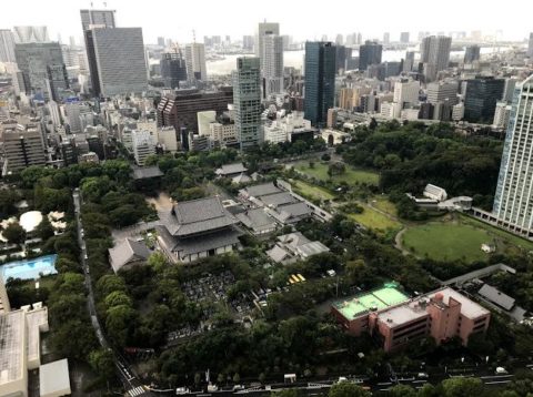 東京タワーメインデッキからの眺望